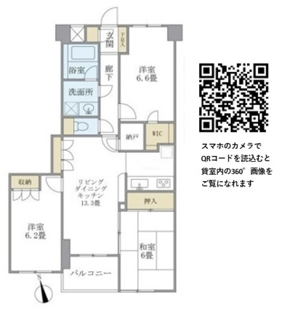 ＫＤＸレジデンス宮前平　502号室の間取り図