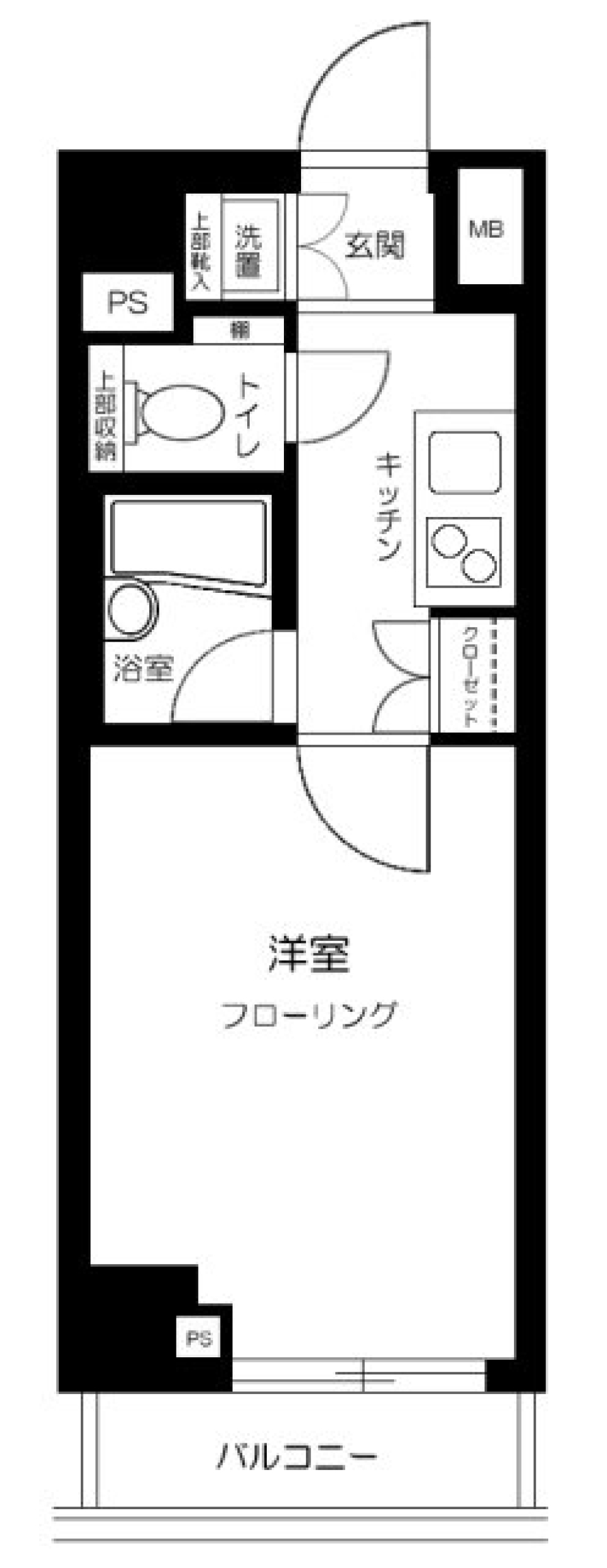 ルーブル白金高輪弐番館　505号室の間取り図