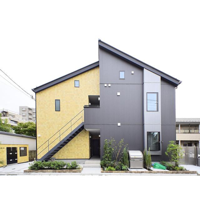 異素材ミックスの外観が目を惹きます