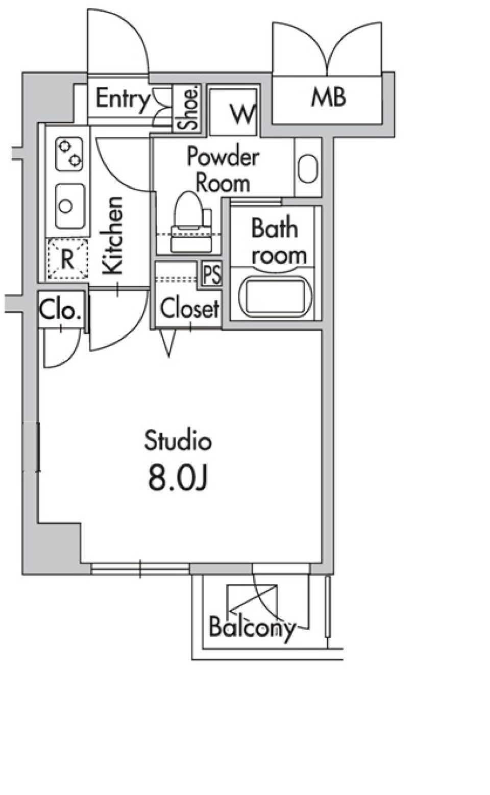 プライムアーバン南烏山　305号室の間取り図