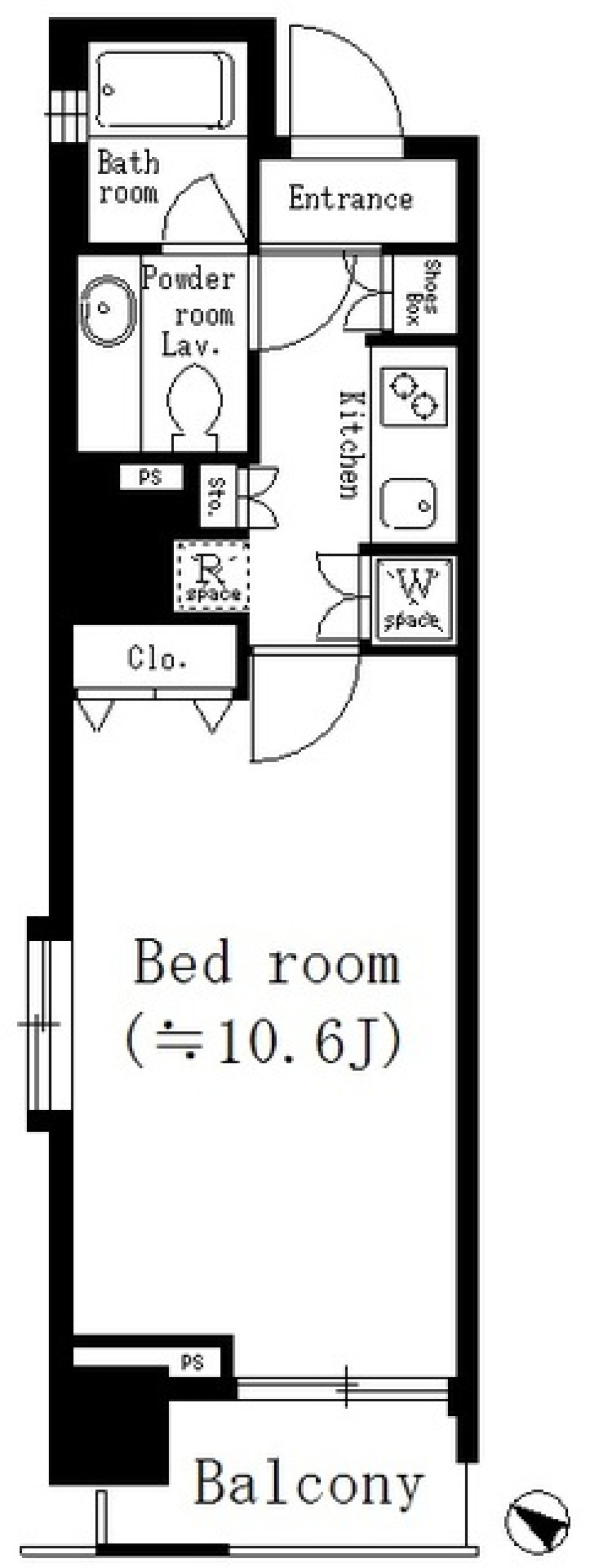 アーバネックス神保町　303号室の間取り図