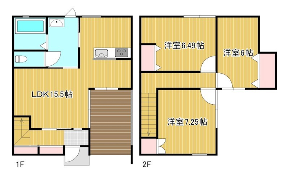 家族でフレッシュな新築生活をの間取り図