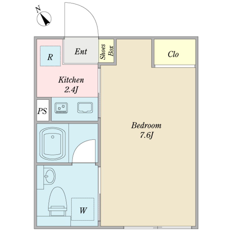 ＳＰＥＣ　ＲＥＳＩＤＥＮＣＥ　東雪谷　0202号室の間取り図