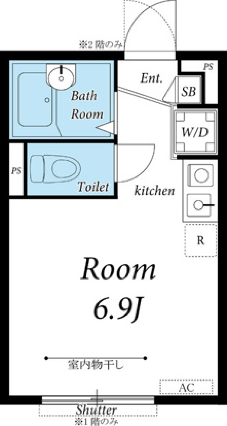 リブリ・ＷＯＯＤＳＩＤＥ　101号室の間取り図