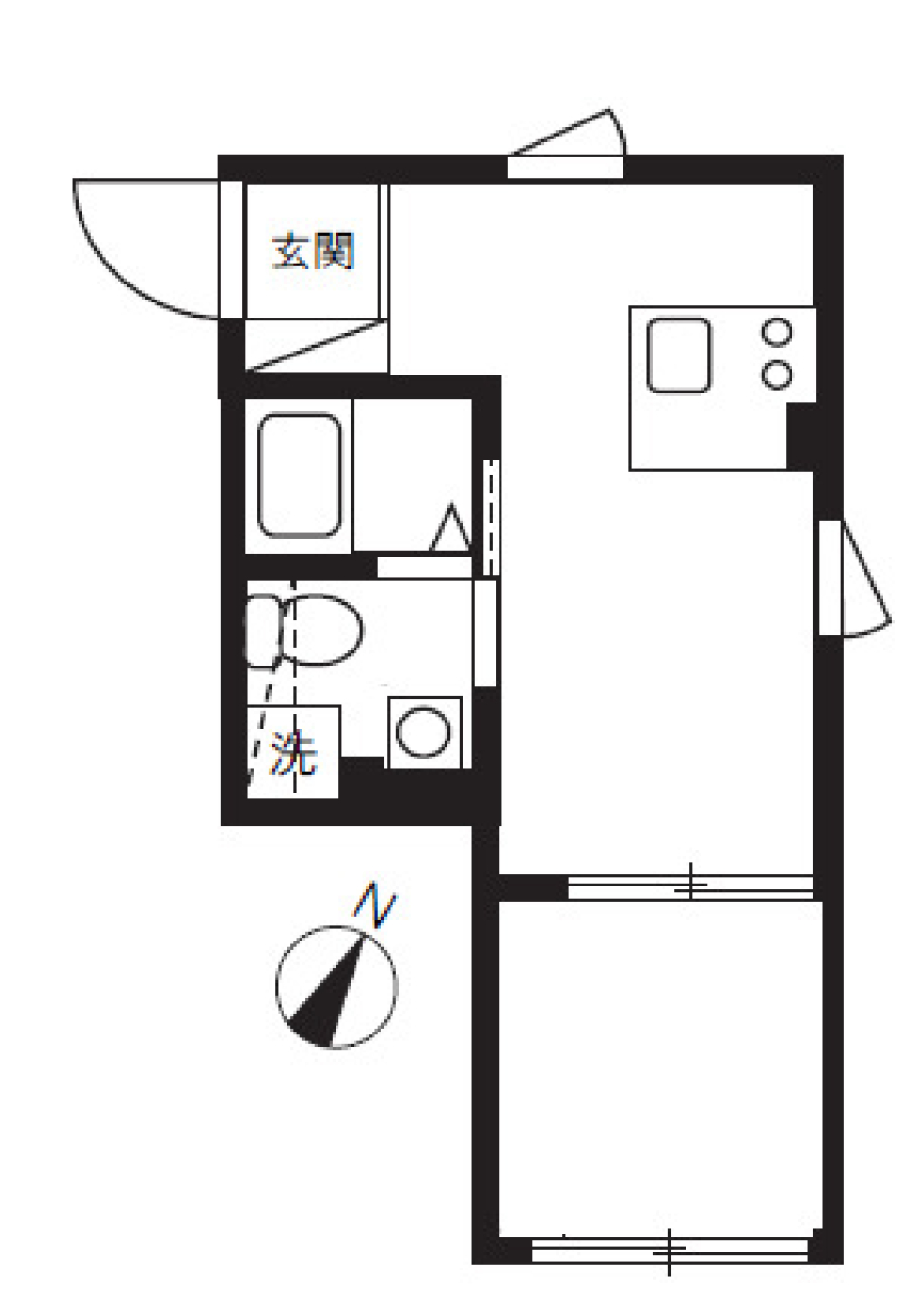 アピチェ田園調布　401号室［新築］の間取り図