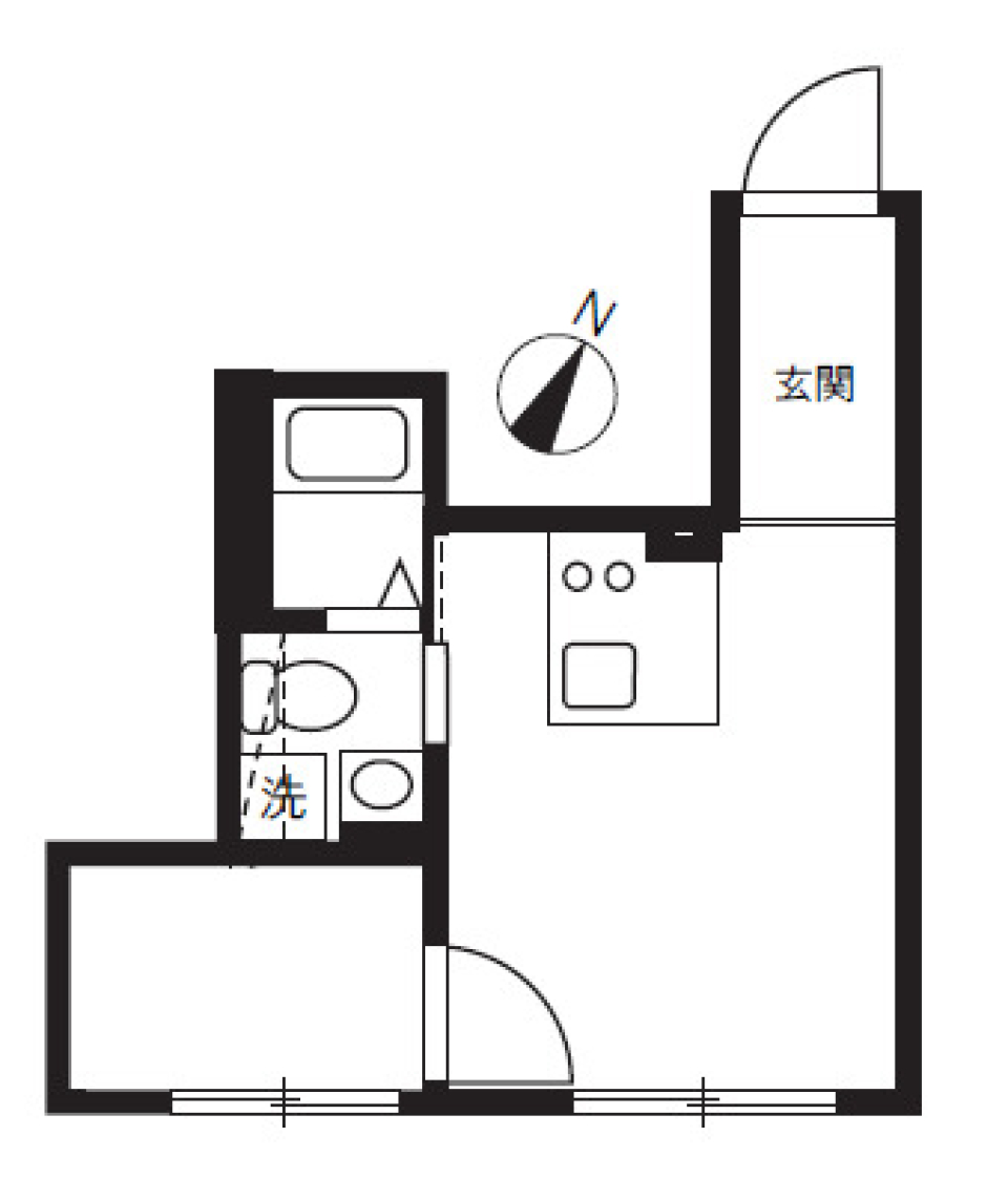 アピチェ田園調布　203号室［新築］の間取り図