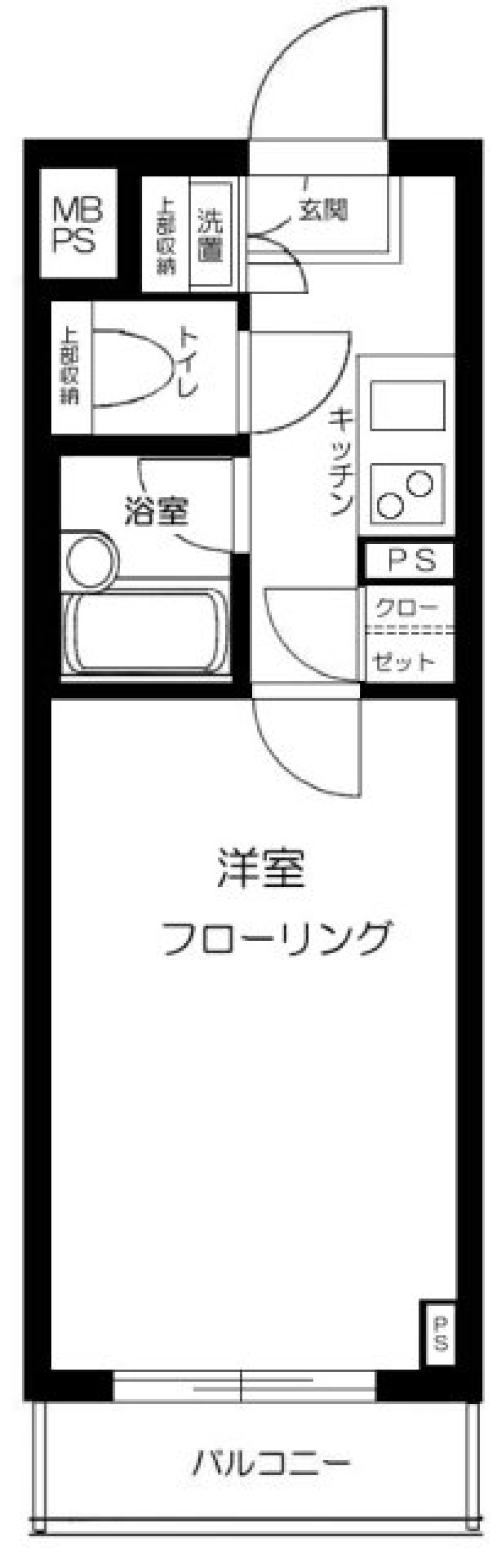 ルーブル神楽坂弐番館　503号室の間取り図