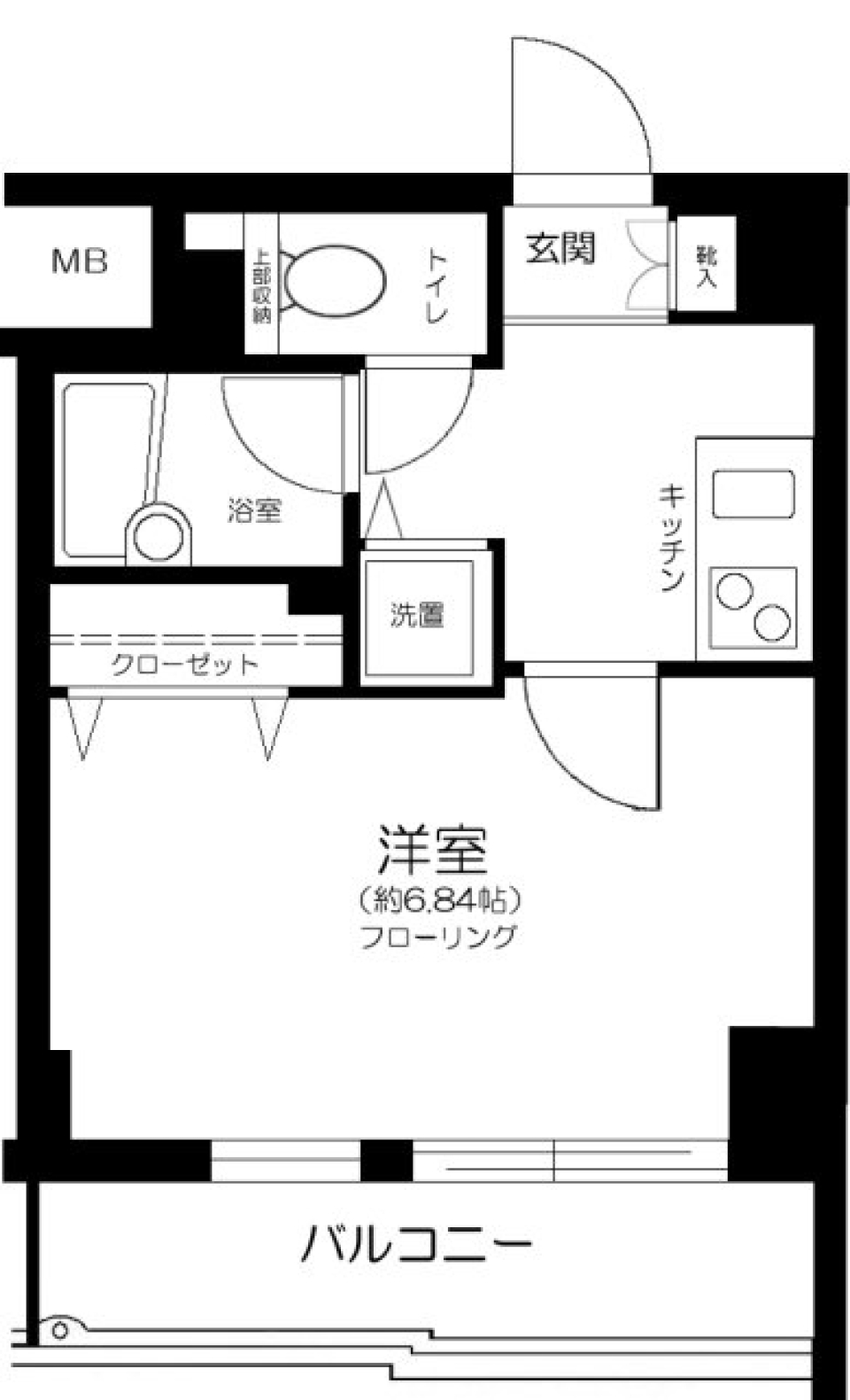 ヴェルステージ千鳥町　404号室の間取り図