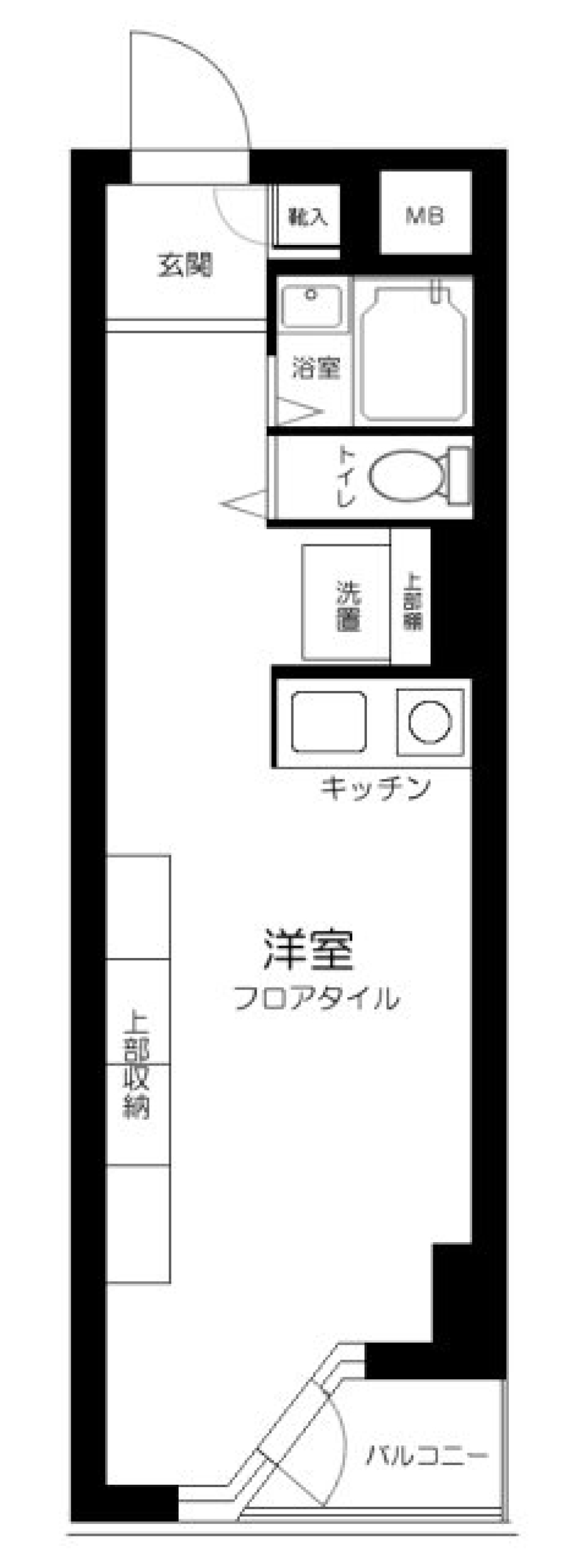 コナ・トルテック　409号室の間取り図