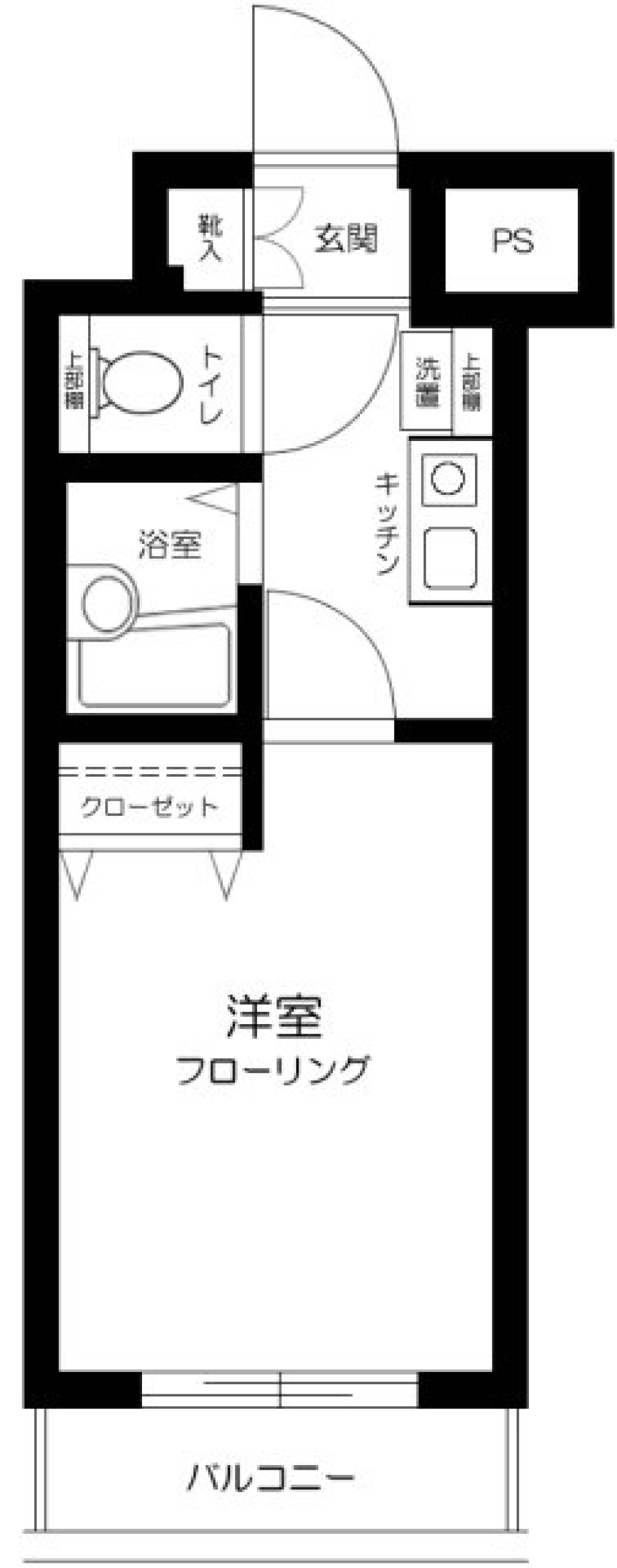 メインステージ三軒茶屋　302号室の間取り図