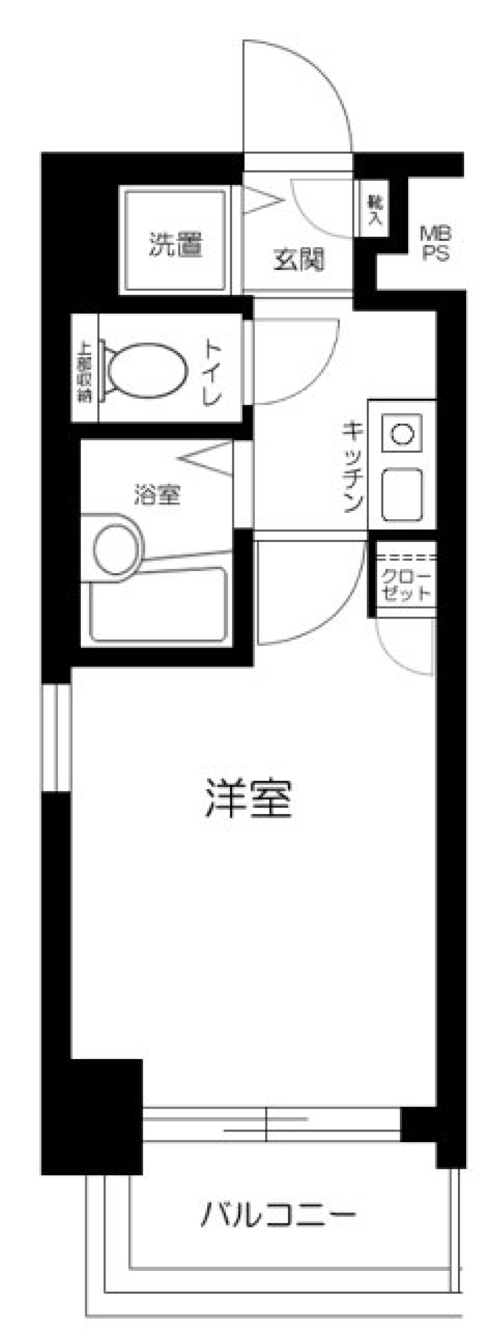 ロイヤルアメニティー池尻大橋　901号室の間取り図