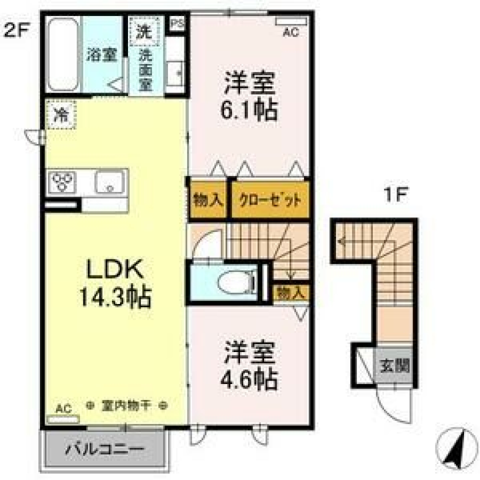 安心の新生活を［新築］の間取り図