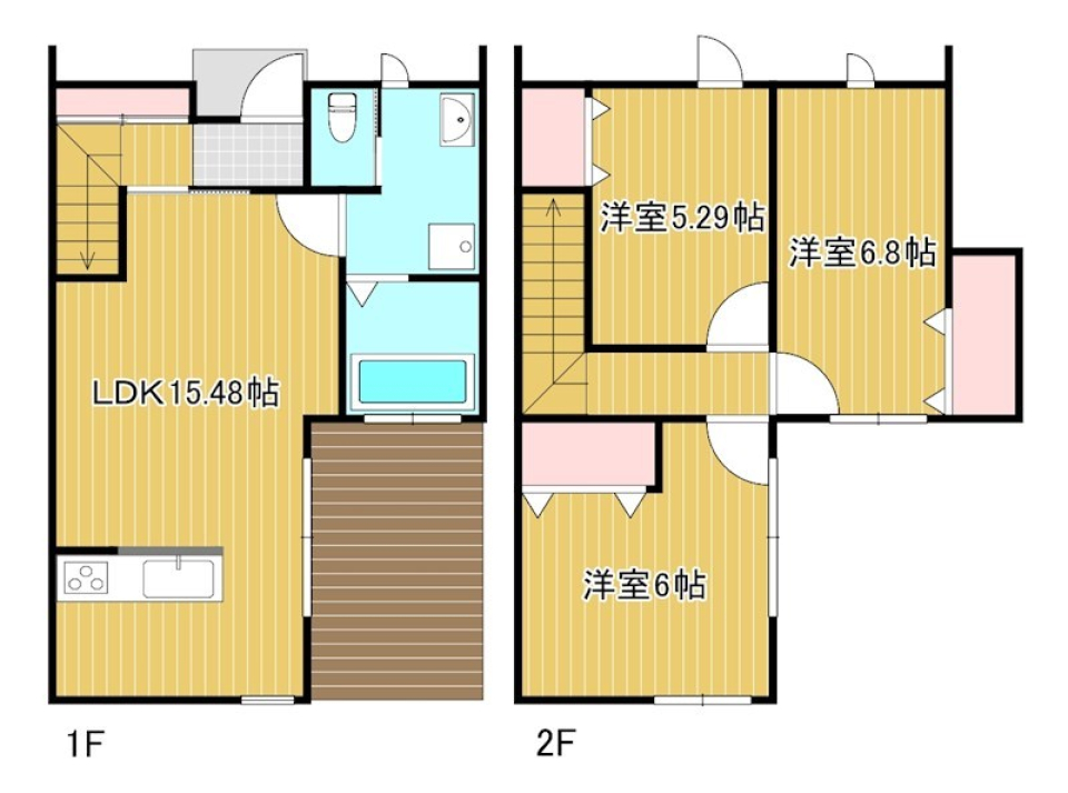 家族での新たな一歩［新築］の間取り図