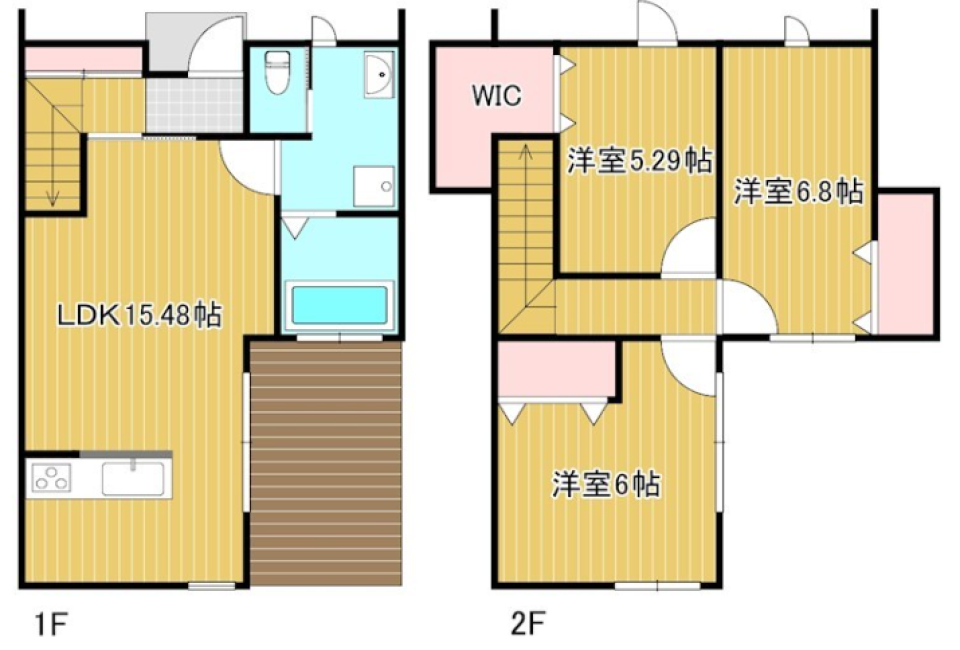 たいせつな思い出とともに［新築］の間取り図