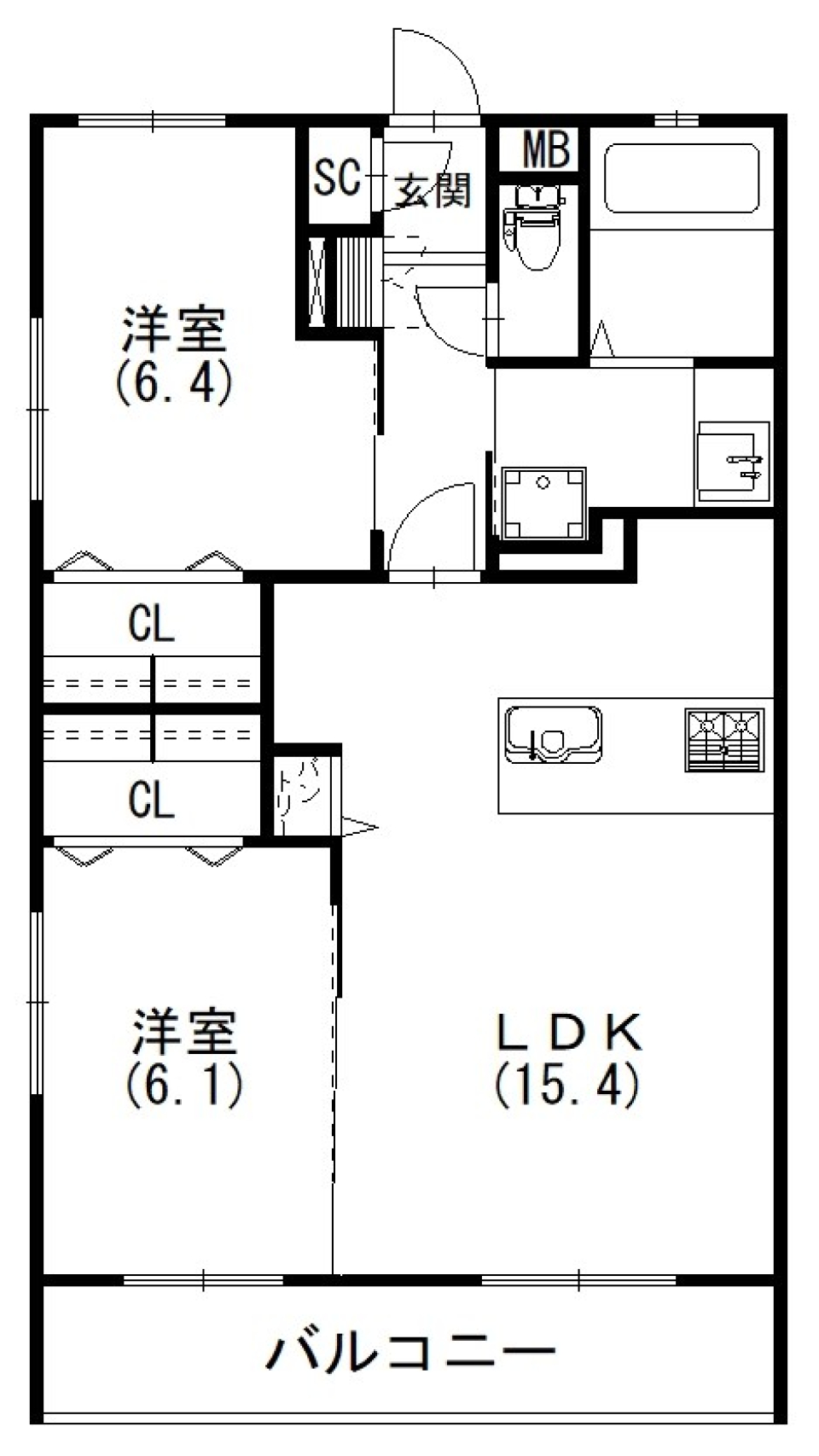 新生活をゆとりあるLDKで［新築］の間取り図