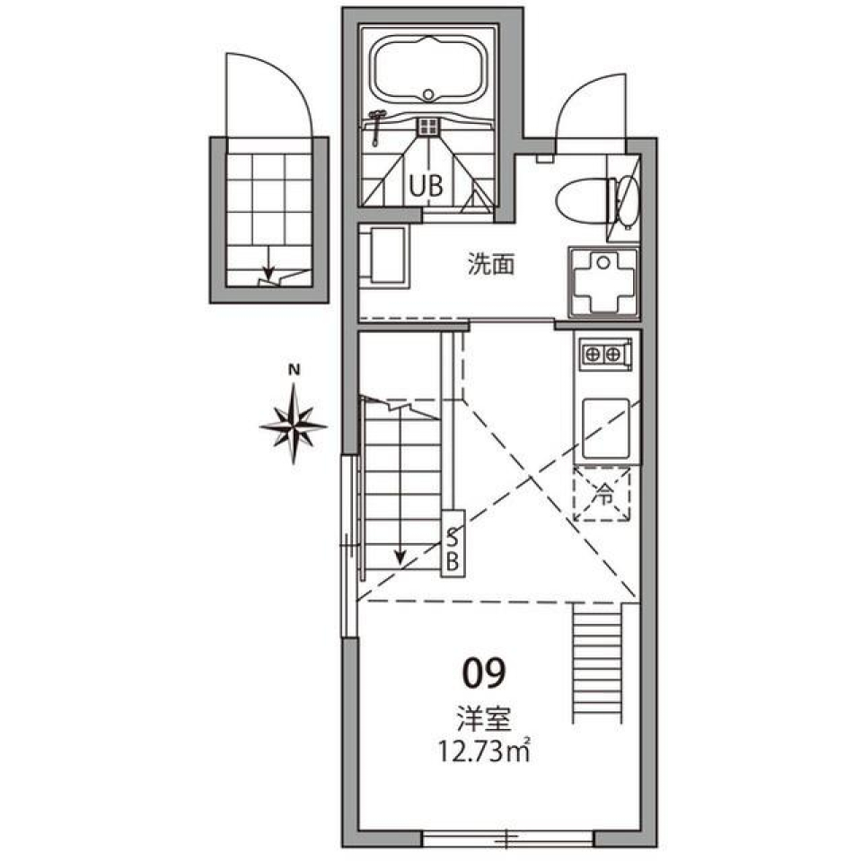 心葉テラス大岡山の間取り図
