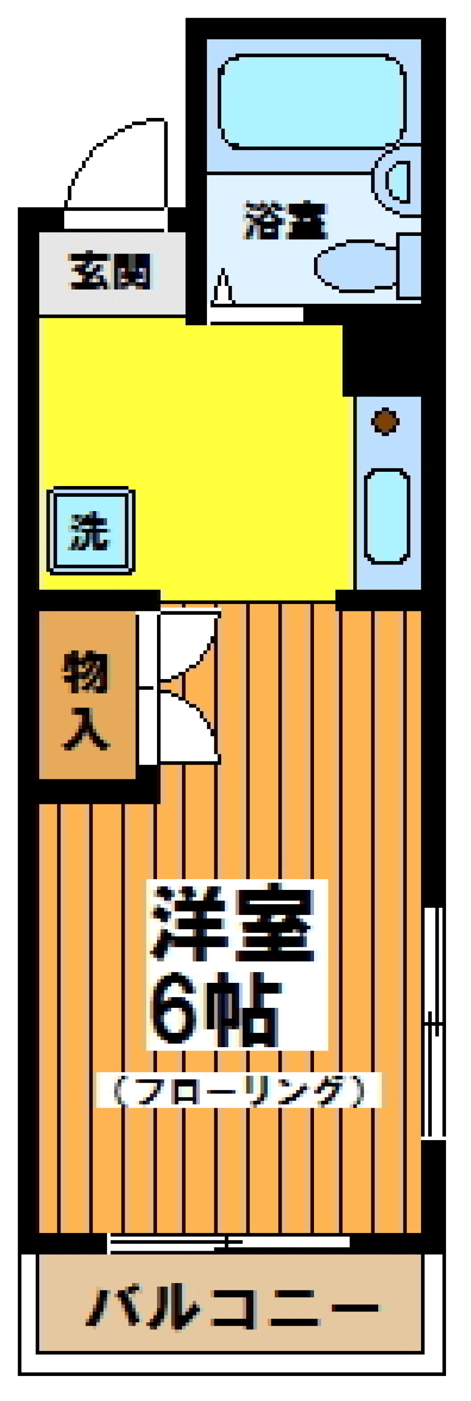 ドエールヒルズ　202号室の間取り図
