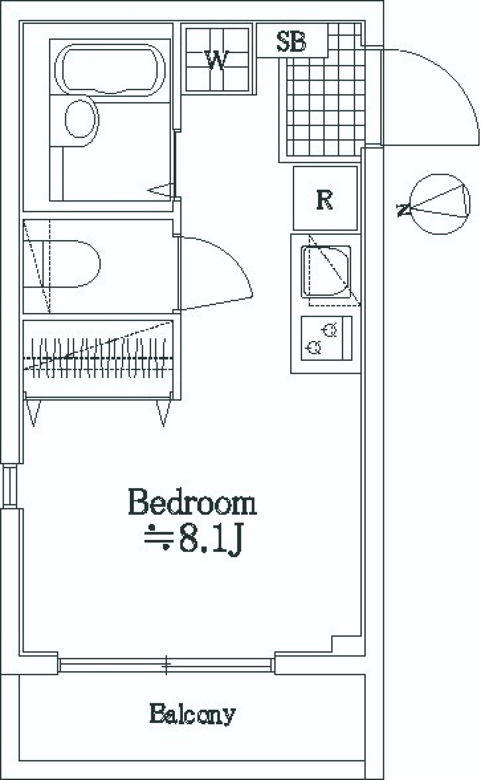 ＥＸＥ板橋ＷＥＳＴ　305号室［ペット可］の間取り図