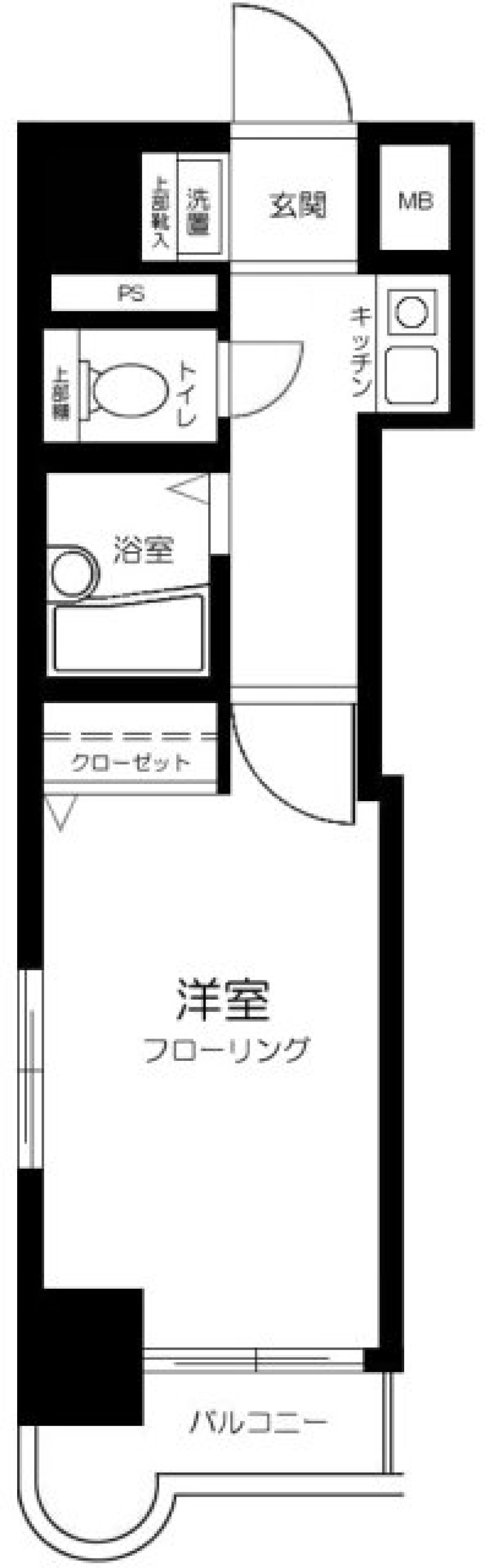 フェニックス新高円寺　303号室の間取り図