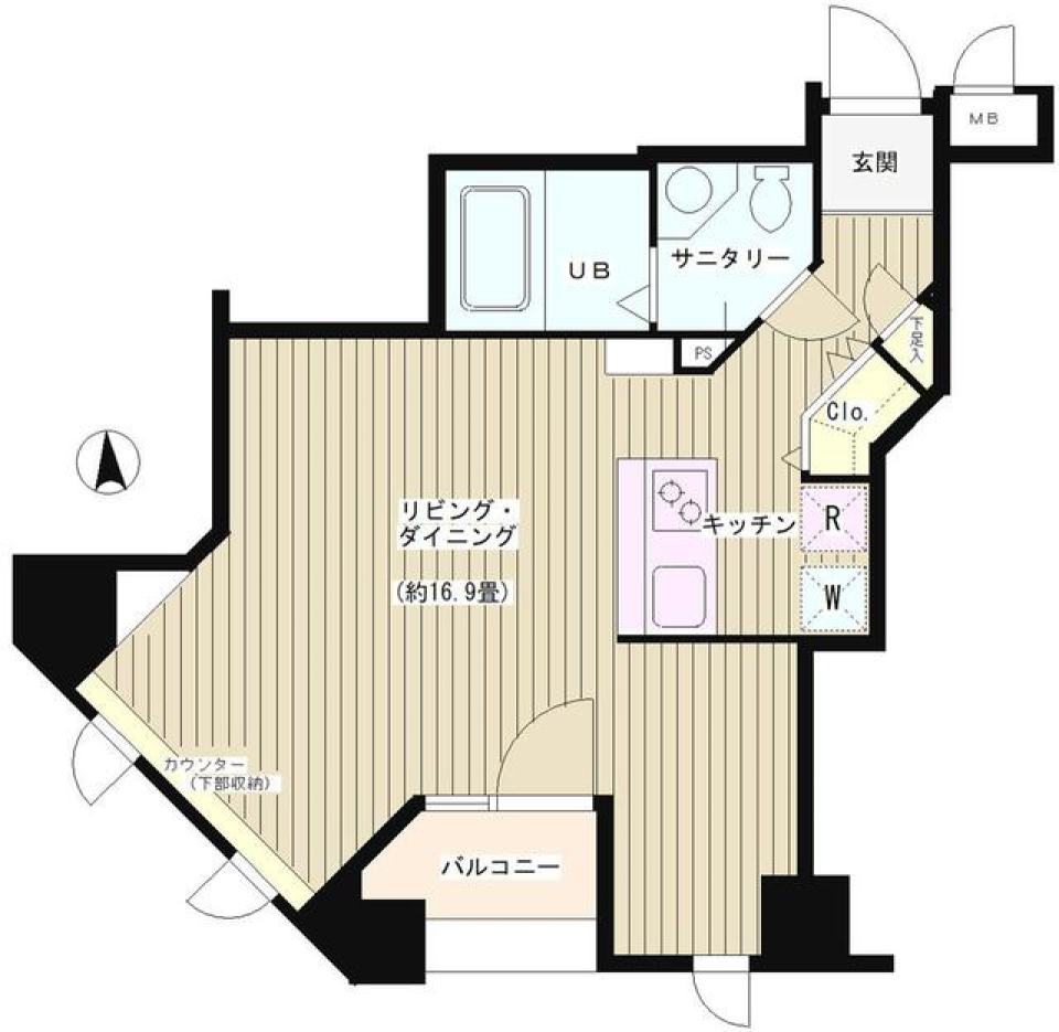 Ｋ’ｓ麹町　203号室の間取り図