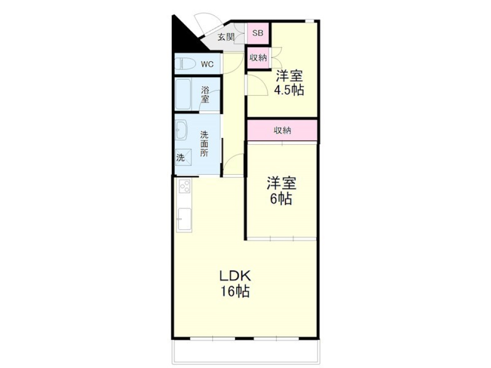 家族で駅チカあったかライフの間取り図