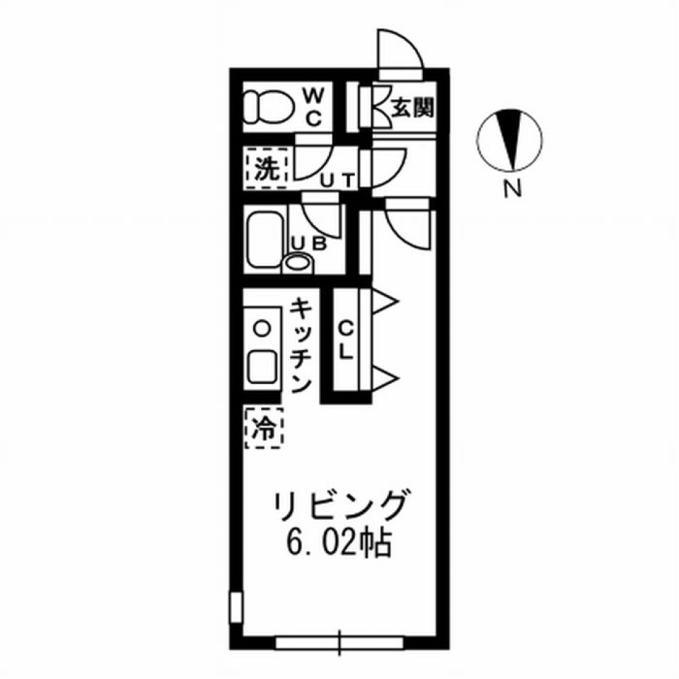 プライムアーバン学芸大学　202号室の間取り図