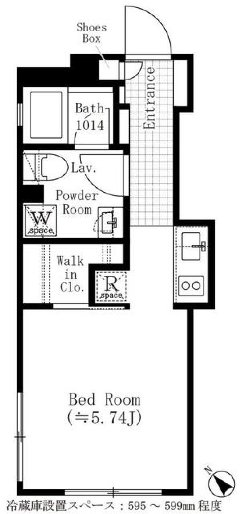 ＡＳＴＩＬＥ目黒不動前　403号室［新築］の間取り図