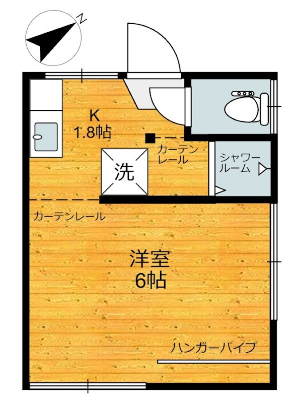 わたしの住まいは「さゆり荘」の間取り図