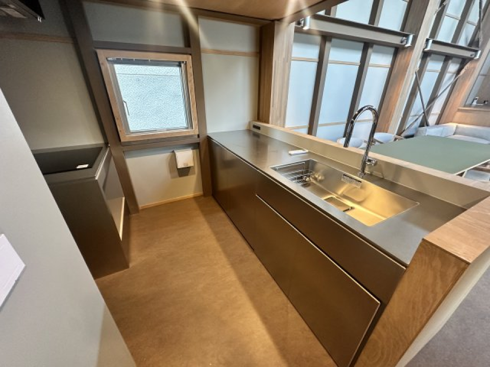 作業スペースを広く確保できるⅡ型キッチン