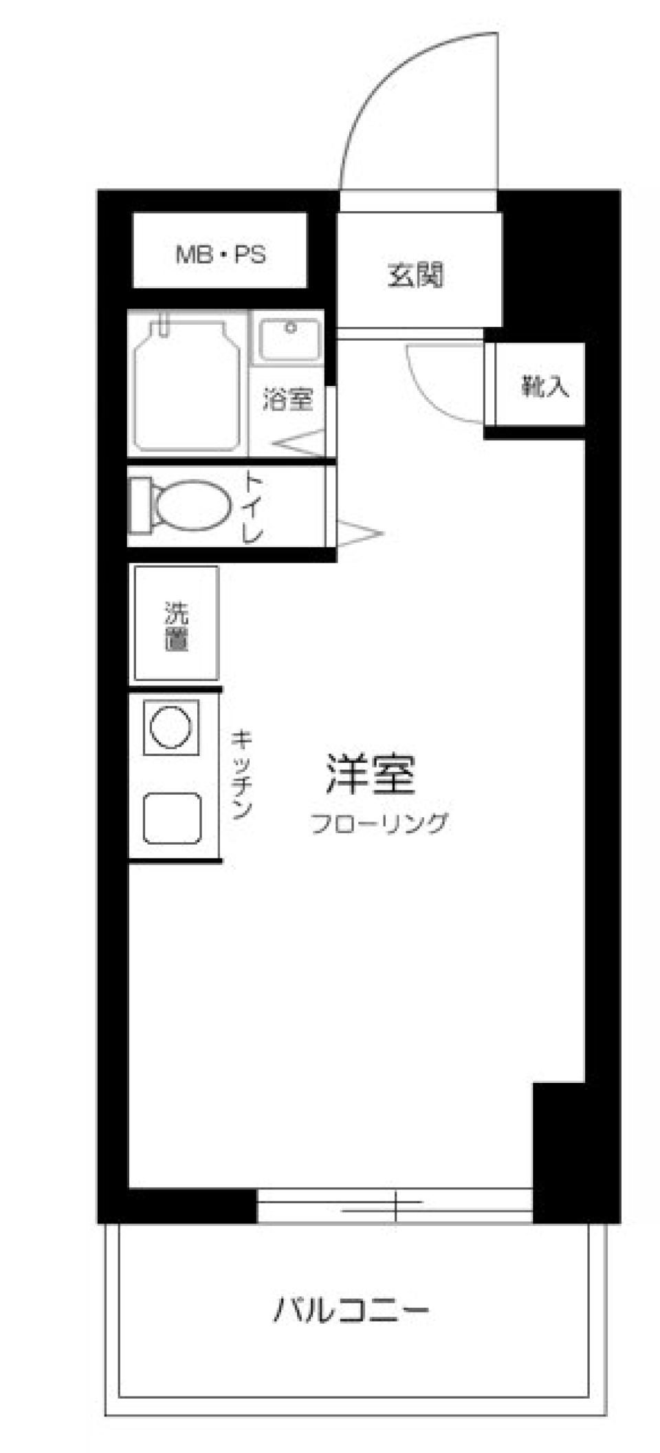 ダイアパレス幡ヶ谷第２　406号室の間取り図