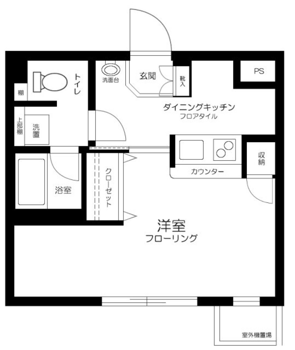 カリーノ池袋　402号室の間取り図