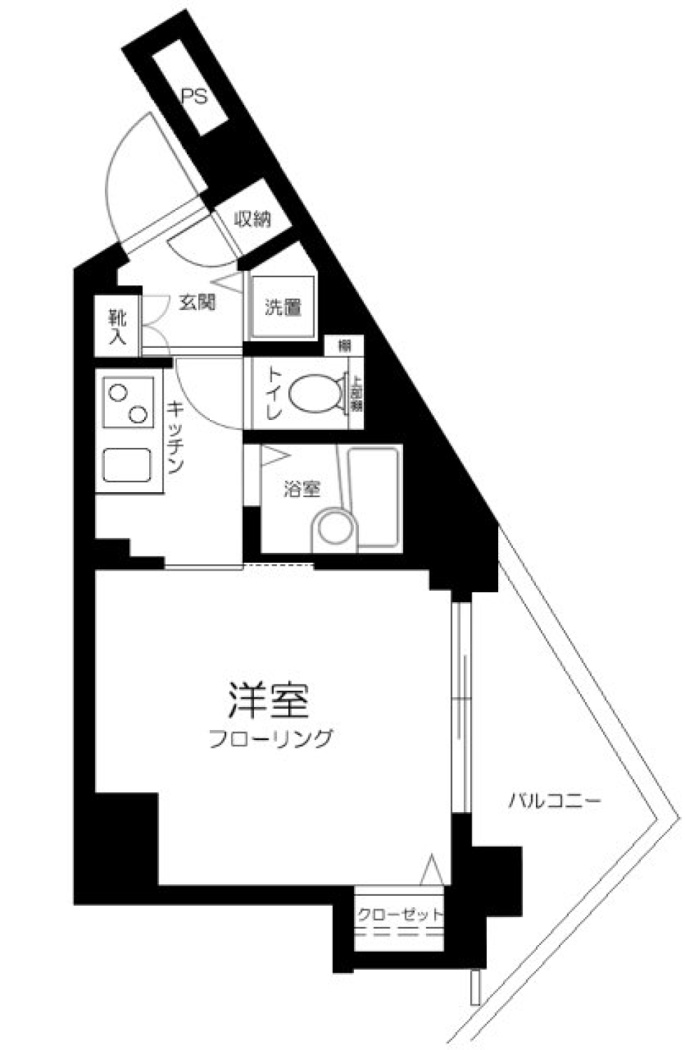 トーシンフェニックス目黒碑文谷　305号室の間取り図