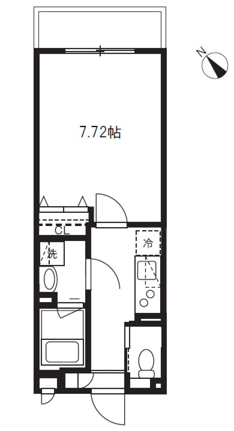 アルティザ氷川台　502号室［新築］の間取り図