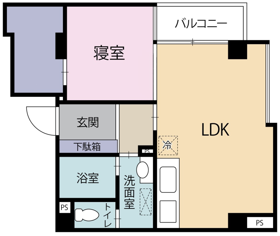 ＰＲＡＴＩＱＵＥ　ＮＩＳＨＩＳＵＧＡＭＯ（プラティーク西巣鴨　2Eの間取り図