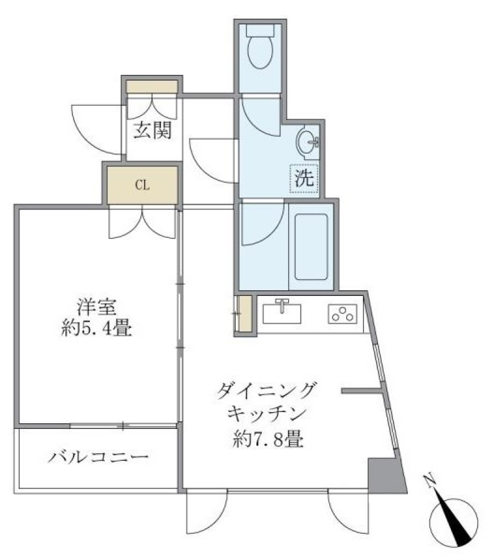 ＣＡＳＡ文京動坂　902号室の間取り図