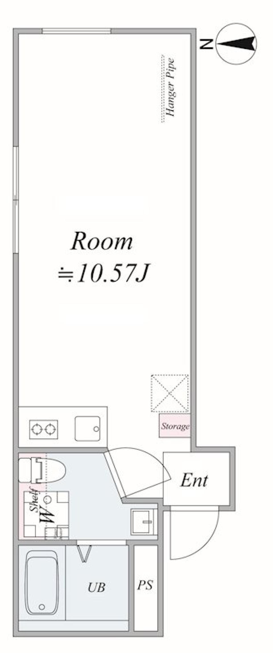 Gran Fusion 阿佐ヶ谷 401号室の間取り図