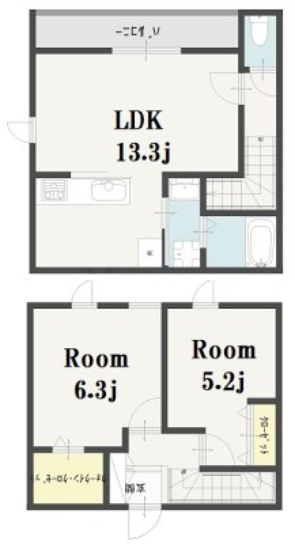 Imagawa Mid Garden Suite 110号室［新築］の間取り図