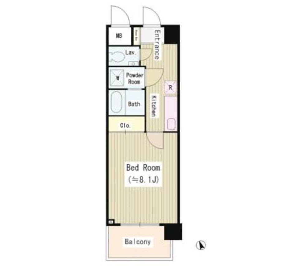 Ｌｅ　Ｃｅｄｒｅ　503号室の間取り図