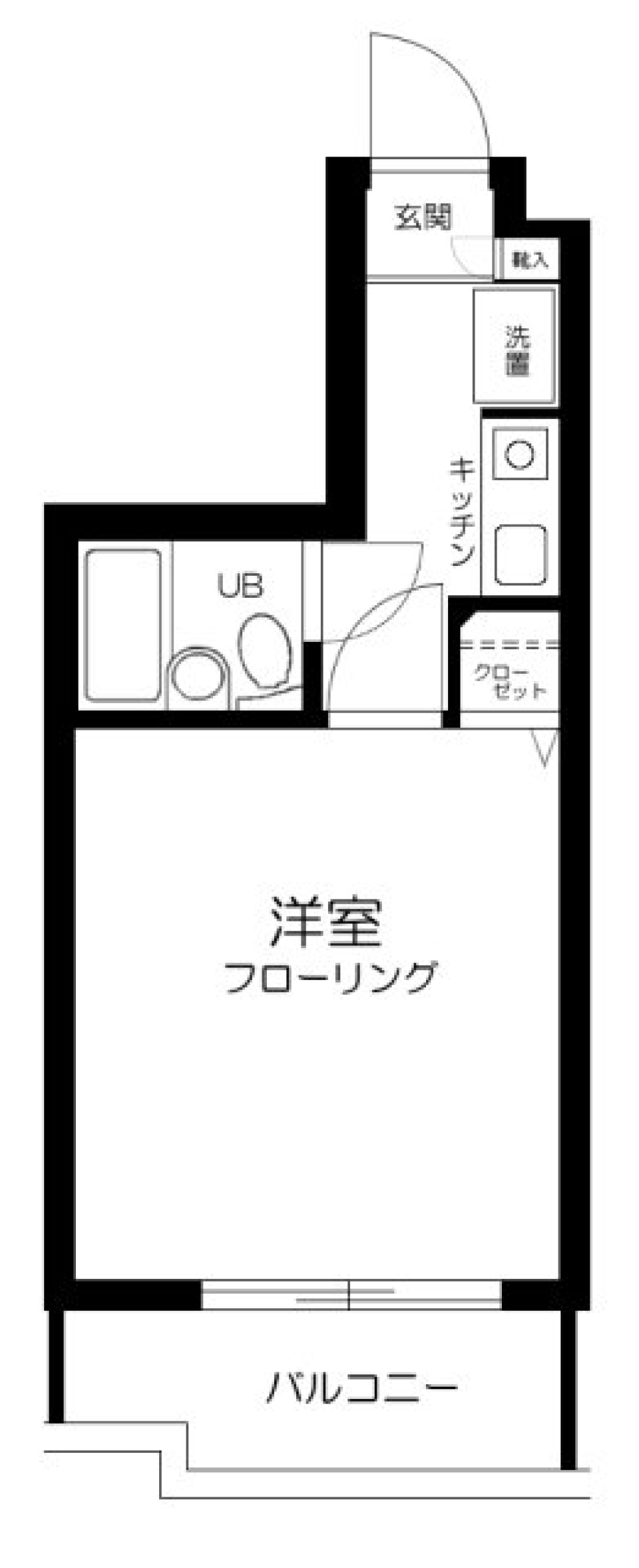 ＤｅＬＣＣＳ　Minaminagasaki　306号室の間取り図