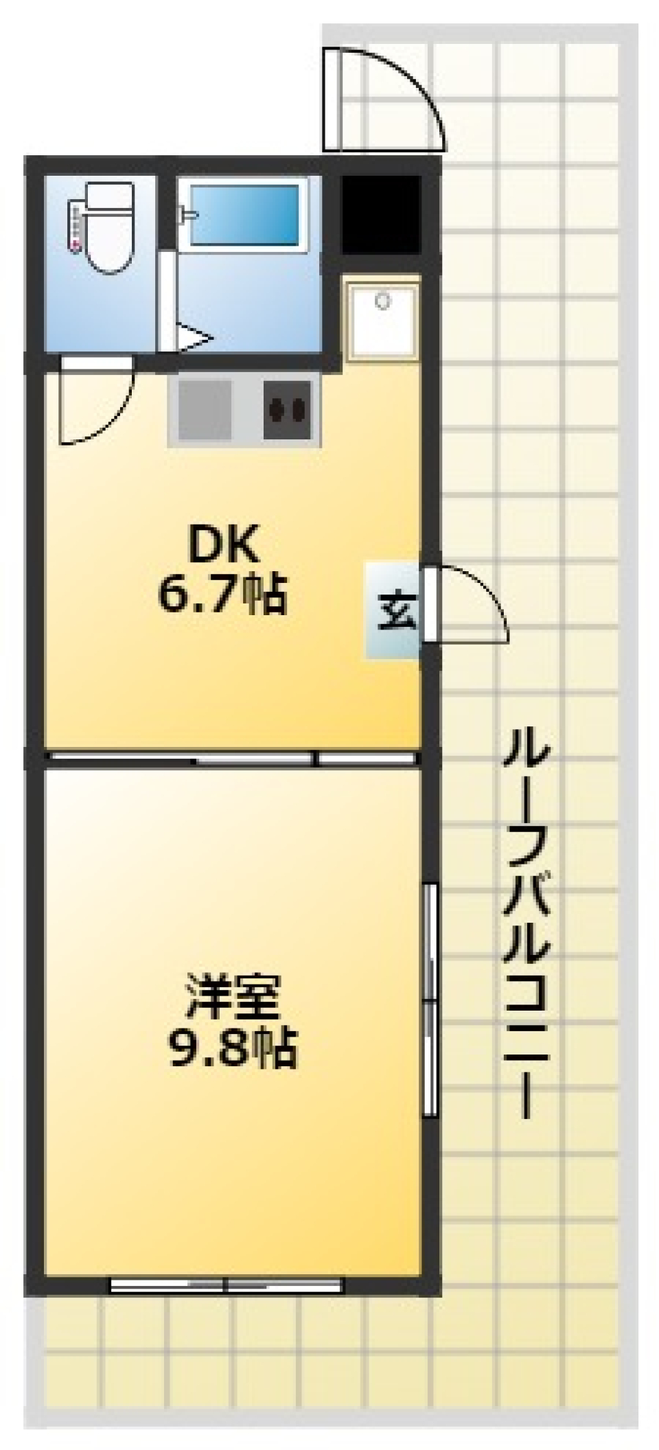 上板橋IMAハウス　301号室［ペット可］の間取り図