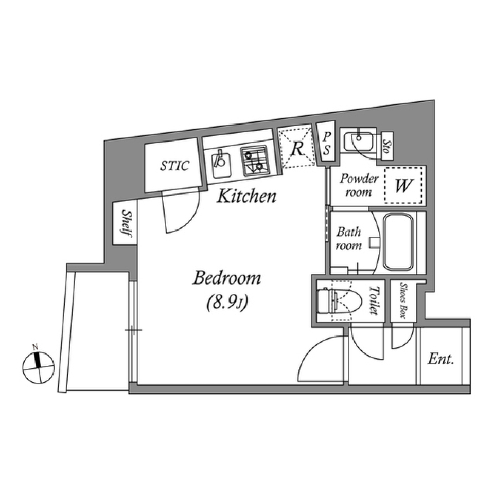 ルネサンスコート中野　301号室の間取り図