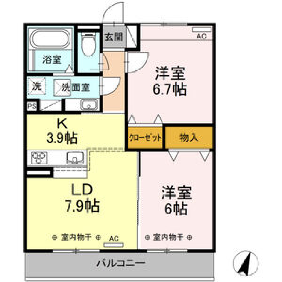 家族で充実した生活をの間取り図