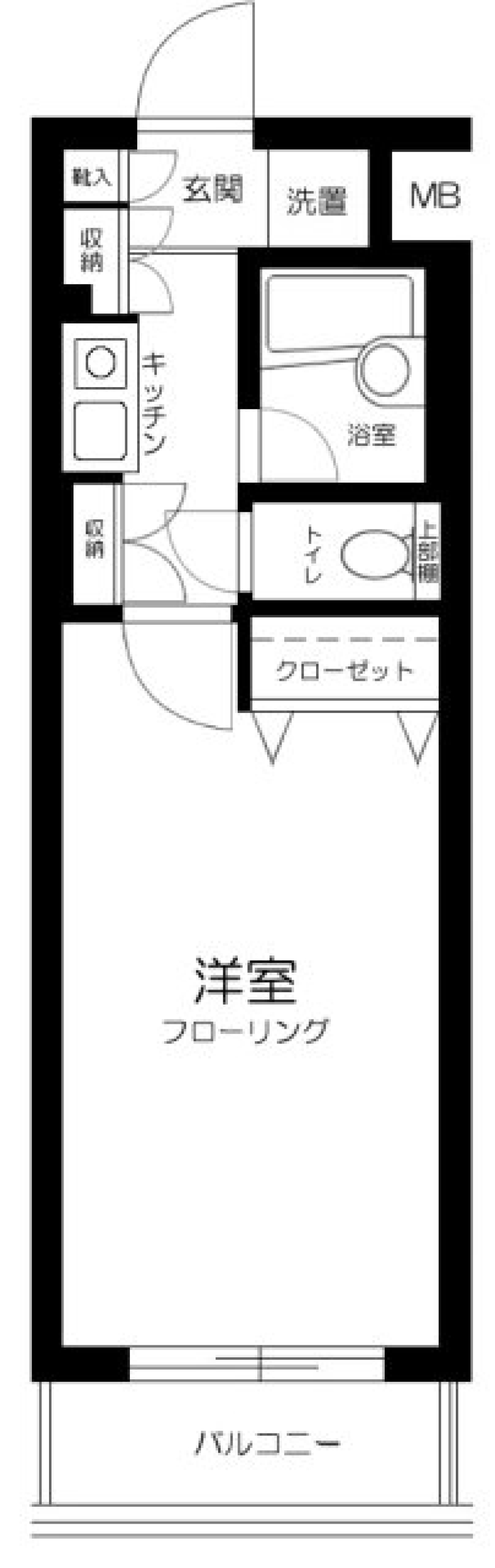 ガラ・ステージ目白　705号室の間取り図