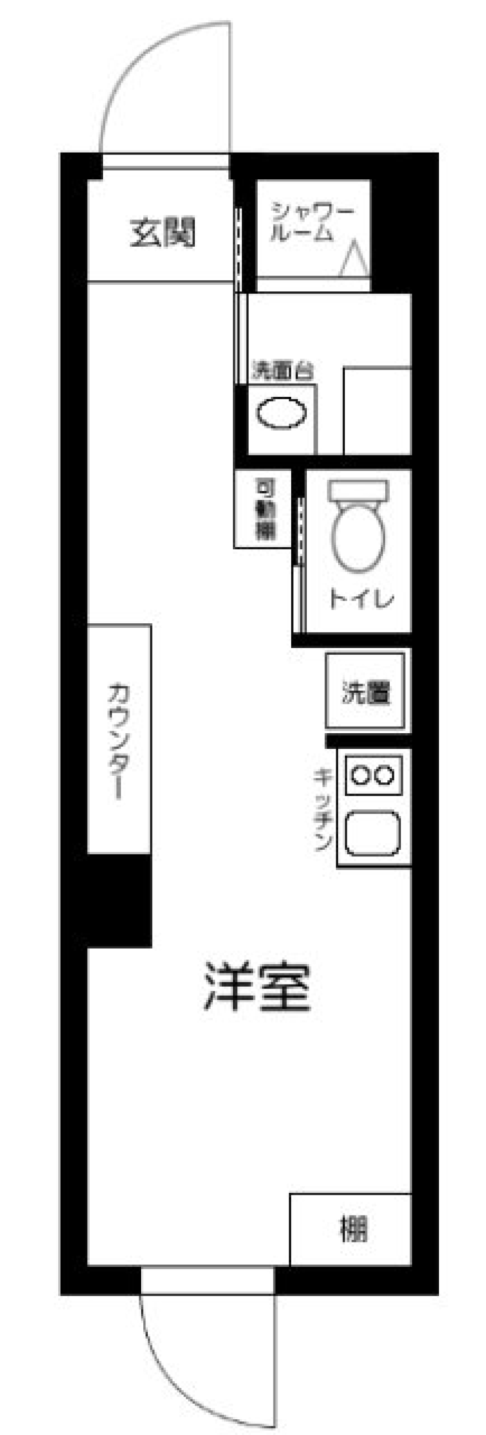 ＧＬＩＣＩＯＮ蓮根　102号室［ペット可］の間取り図