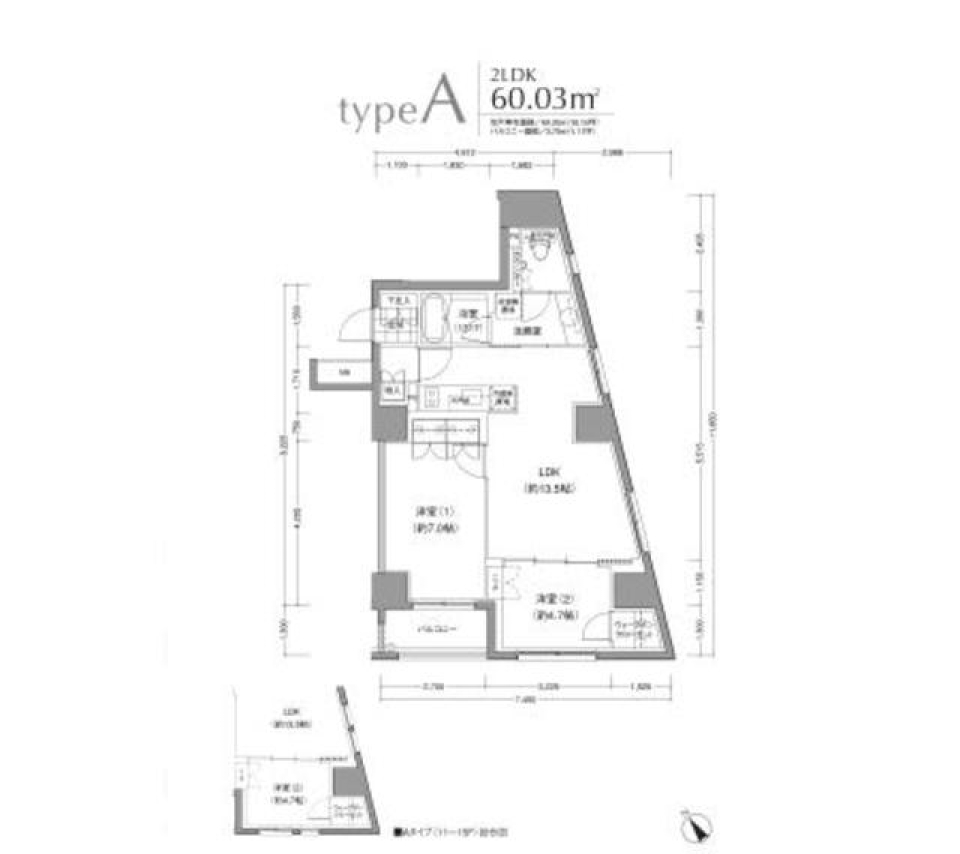 ＪＰ　ｎｏｉｅ　小石川富坂　1002号室の間取り図