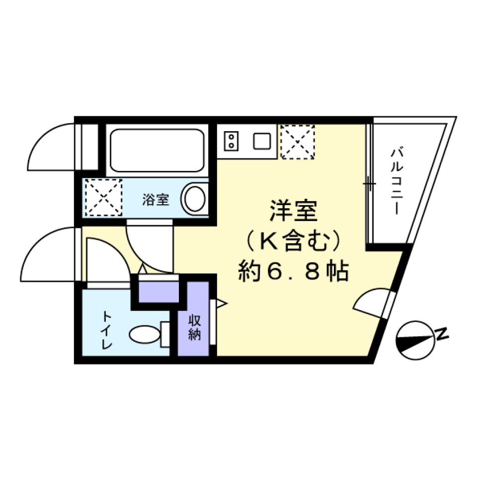 ＳＭＡＴ東池袋　202号室の間取り図