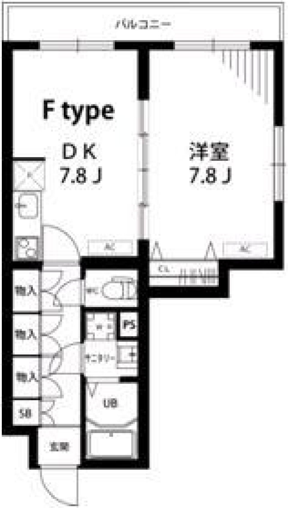 リブリ・Ｋ　＆　Ｗ　上池台　401号室の間取り図