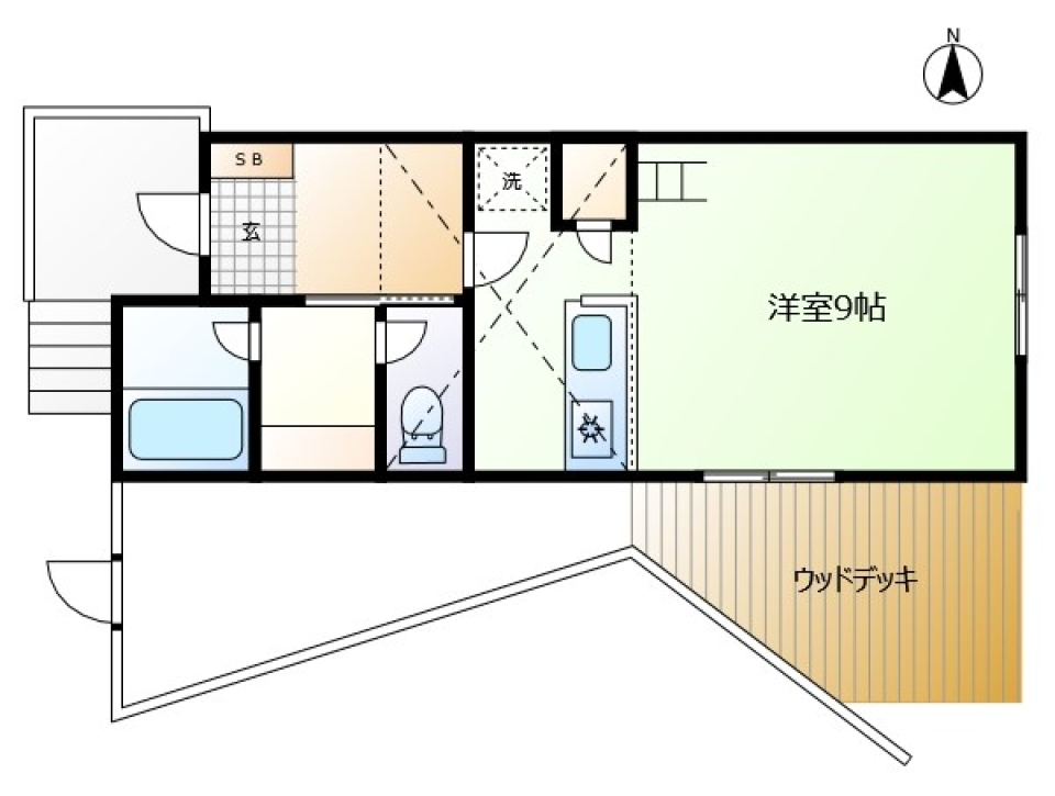 物語がはじまる［ペット可］の間取り図