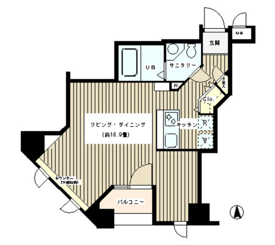 Ｋ’ｓ麹町　403号室の間取り図