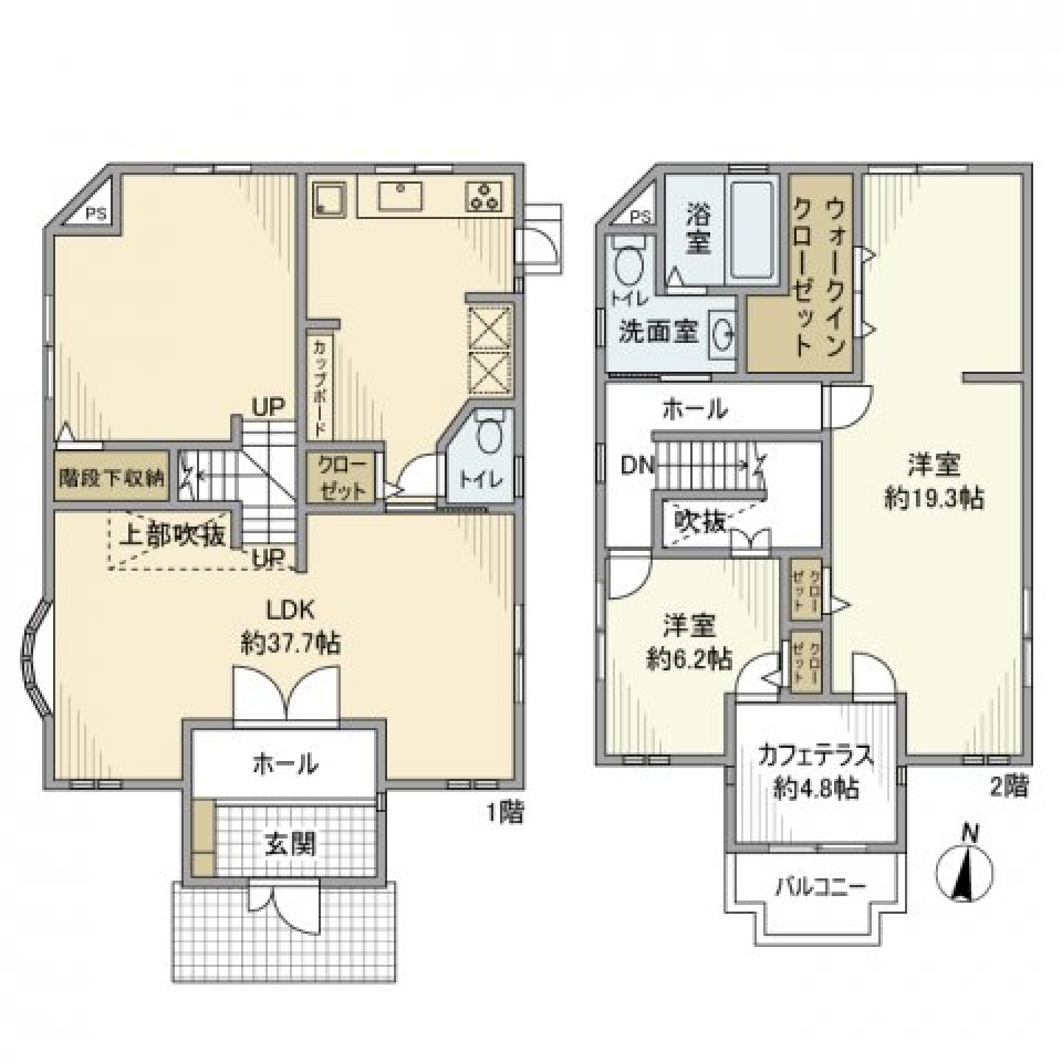 小幡南３丁目戸建の間取り図